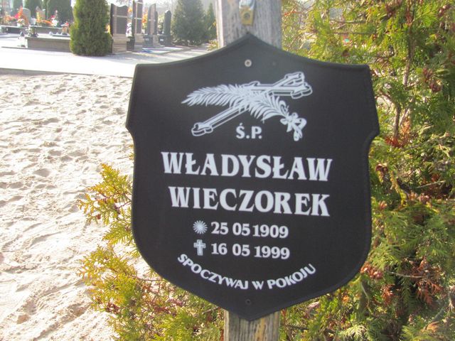 Władysław Wieczorek 1909 Wronki - Grobonet - Wyszukiwarka osób pochowanych