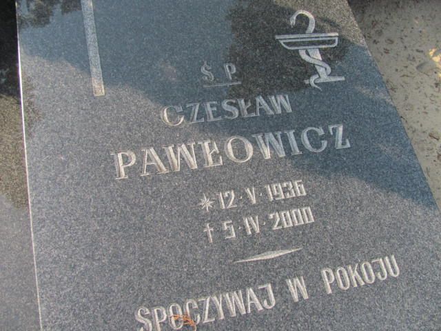 Czesław Pawłowicz 1936 Wronki - Grobonet - Wyszukiwarka osób pochowanych