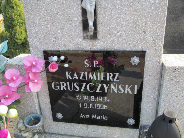 Kazimierz Gruszczyński 1934 Wronki - Grobonet - Wyszukiwarka osób pochowanych