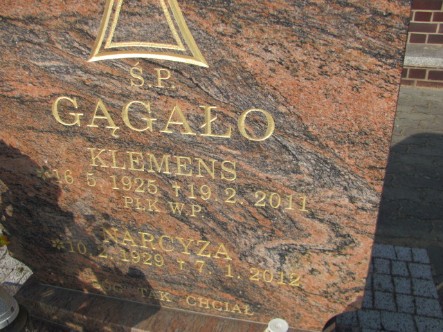 Narcyza Gągało 1929 Wronki - Grobonet - Wyszukiwarka osób pochowanych