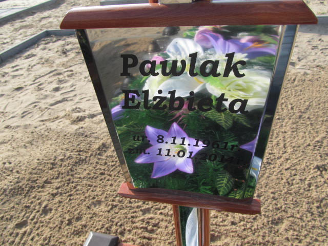 Elżbieta Pawlak 1961 Wronki - Grobonet - Wyszukiwarka osób pochowanych