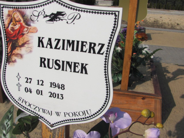 Kazimierz Rusinek 1948 Wronki - Grobonet - Wyszukiwarka osób pochowanych
